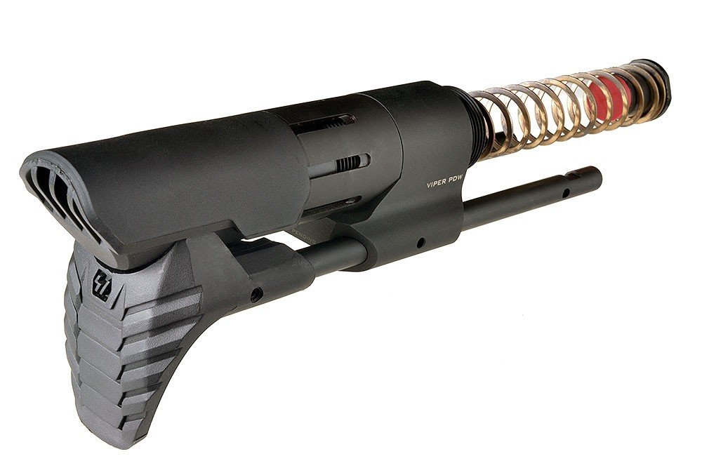 Strike Industries calcio Viper PDW per AR-15, nero, dettaglio 7