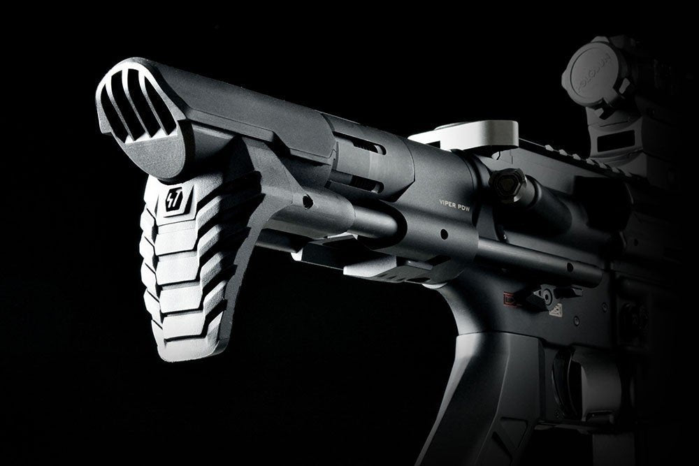 Strike Industries calcio Viper PDW per AR-15, nero, dettaglio 4