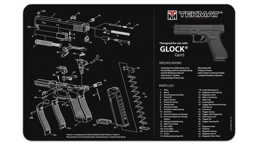 TekMat Premium Bench Mat For Glock Gen 5