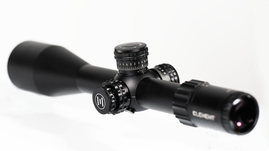 ELEMENT OPTICS TITAN  Riflescope 34mm Tube 5-25X56 FFP 1/4 MOA EHR-1C Reticle