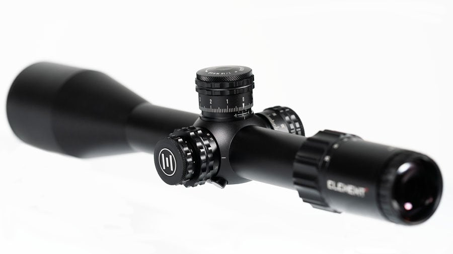 ELEMENT OPTICS TITAN  Riflescope 34mm Tube 5-25X56 FFP 10 MRAD APR-1D Reticle