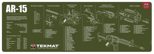 TekMat AR-15 Olive Drab Gun Cleaning Mat