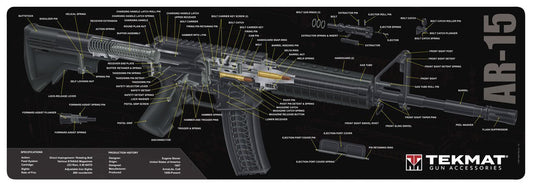 TekMat AR-15 3D Cutaway Gun Cleaning Mat