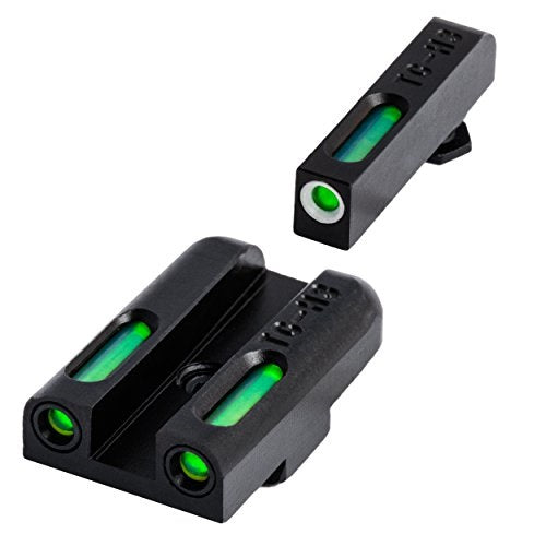 Truglo TFX Pro Sight Set Glock Tritium / Fiber Optic Green with Orange Front Dot Outline