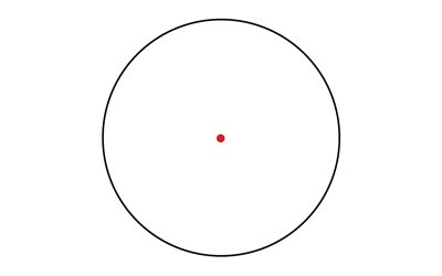 Trijicon MRO Red Dot 1X25 2.0 MOA Dot  Black Matte Finish #2200007