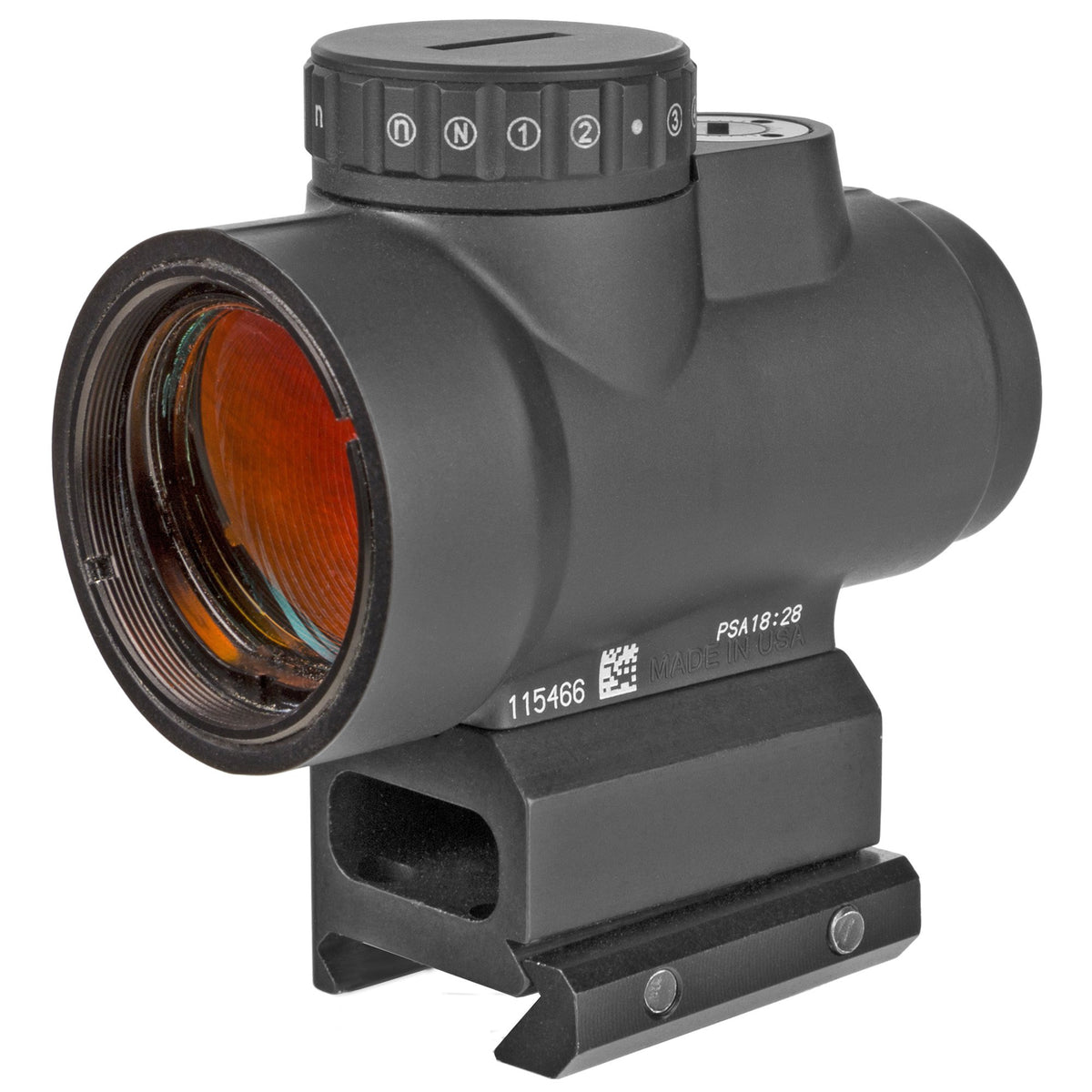 Trijicon MRO HD Red Dot 1X25 68MOA Circle With 2MOA Center Dot Black Finish, Full Co-Witness Mount