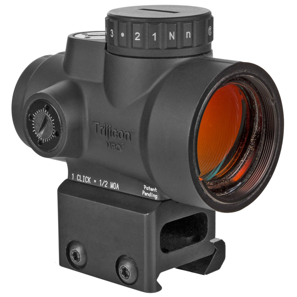 Trijicon MRO HD Red Dot 1X25 68MOA Circle With 2MOA Center Dot Black Finish, Full Co-Witness Mount