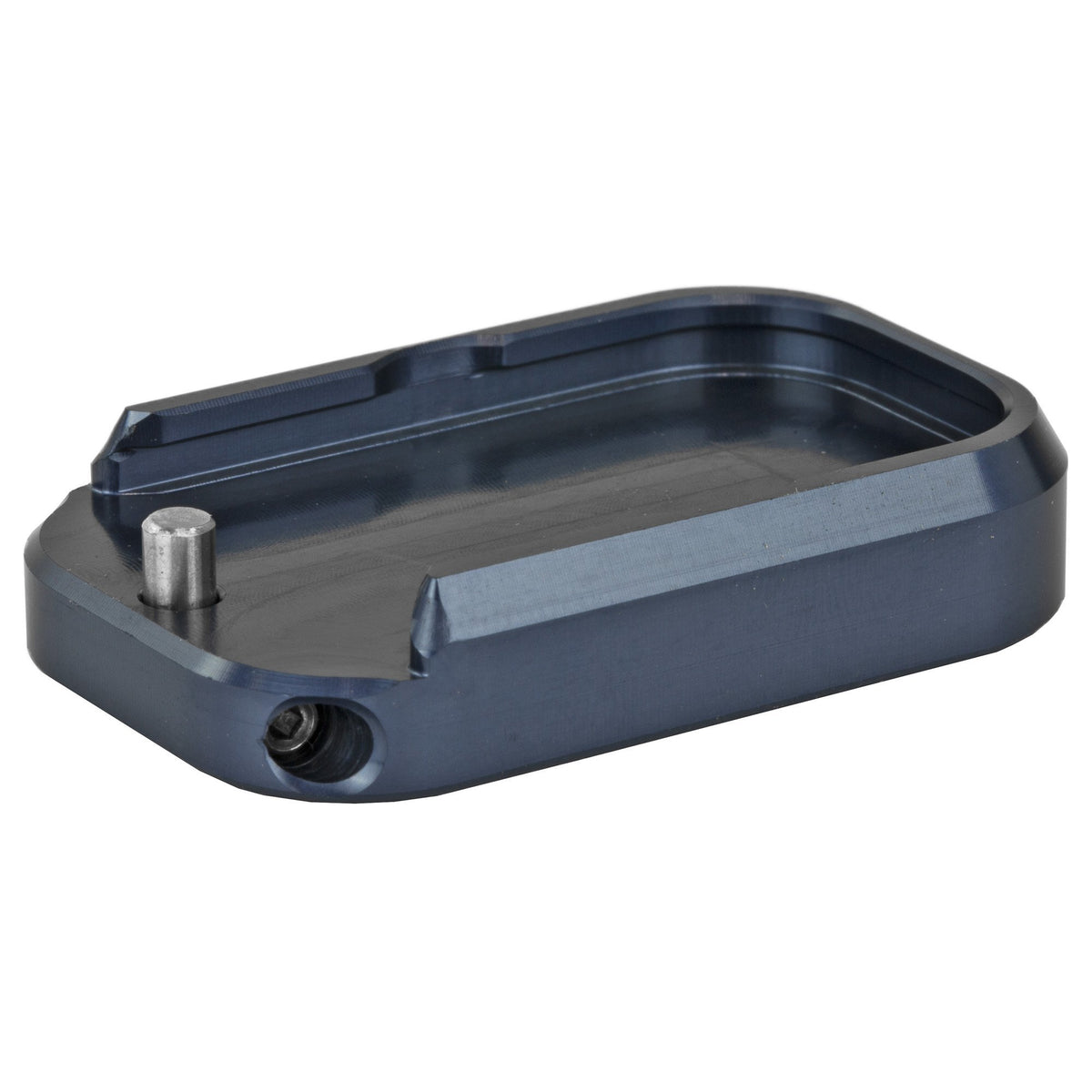 Taran Tactical Innovations fondello caricatore per Glock 9/40 Double Stack Titanium blu