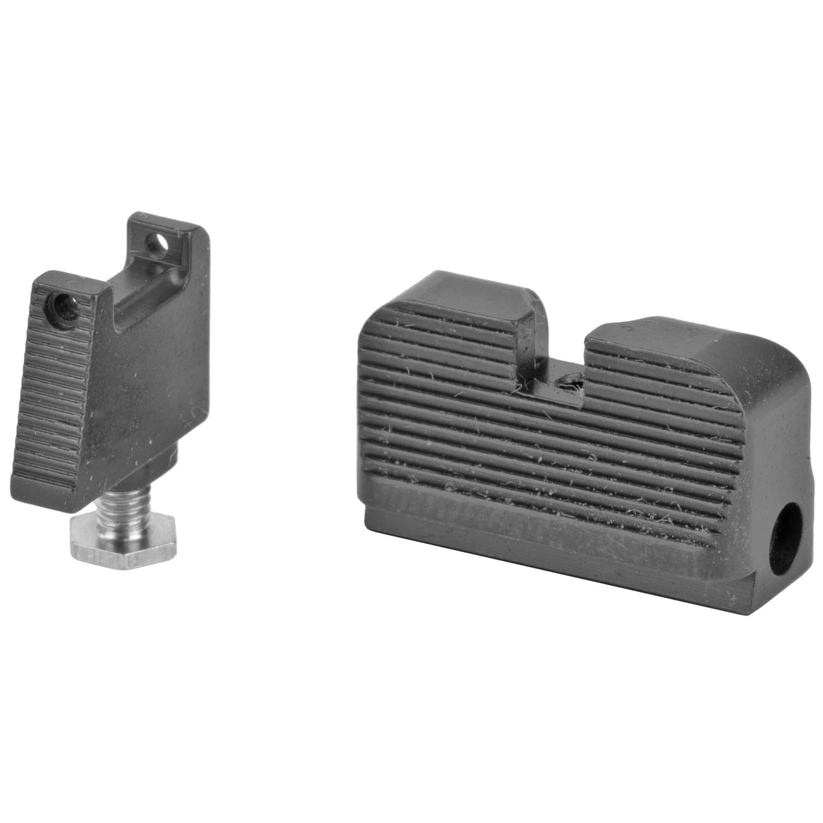Taran Tactical Innovation Ultimate Fiber Optic Sight Set Fits Glock MOS Standard Height - Black Finish