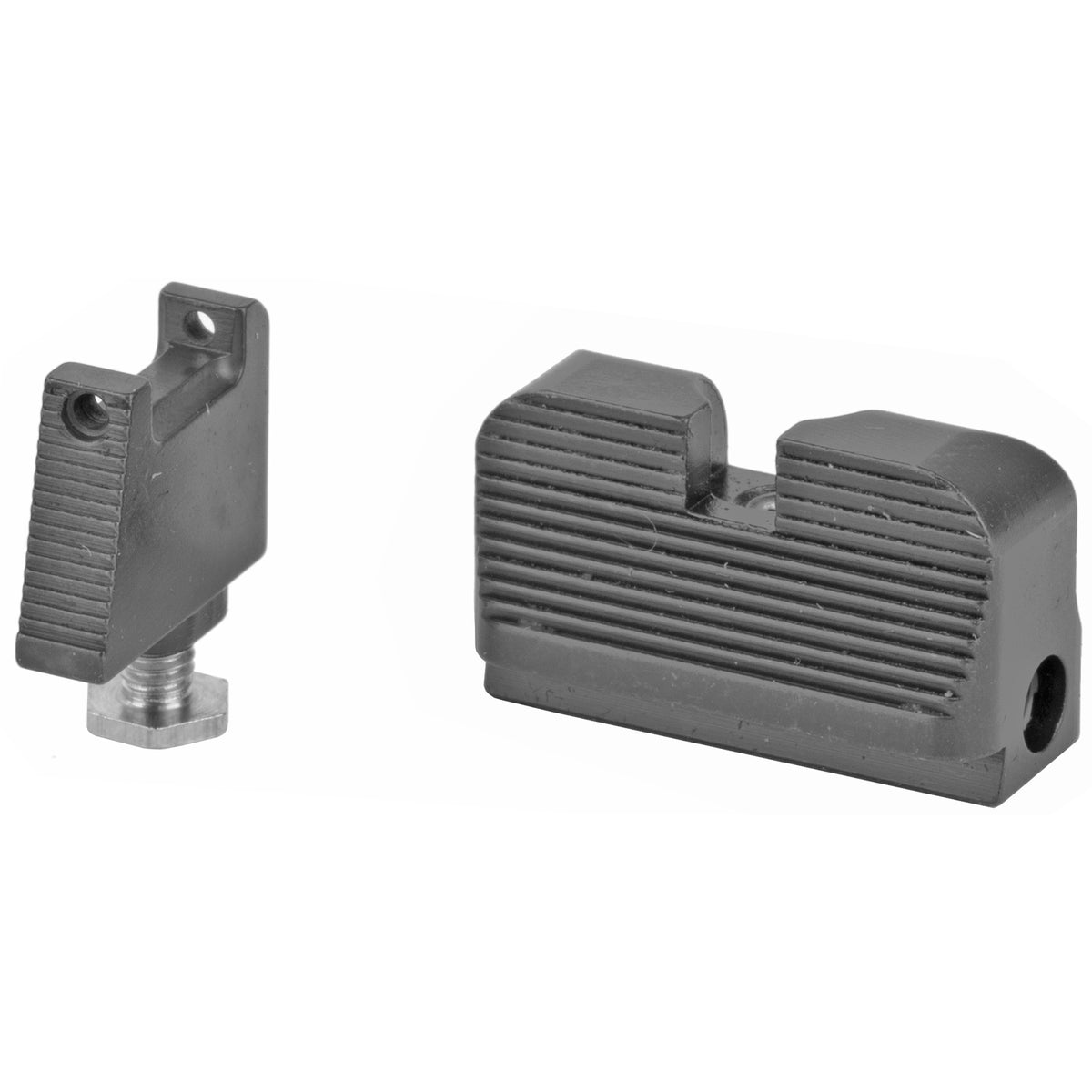 Taran Tactical Innovation Ultimate Fiber Optic Sight Set Fits Glock MOS Co-Witness Height - Black