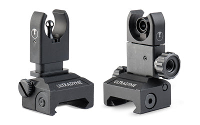 Ultradyne USA, C4 Front & Rear Sight Combo, Fits Picatinny Rails, CrMo Steel