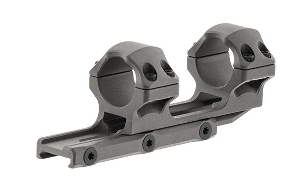 UTG ACCU-SYNC 1" Medium Profile 34mm Offset Picatinny Rings - Gun Metal