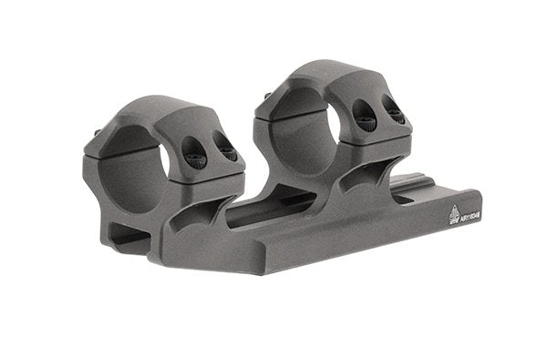 UTG ACCU-SYNC 1" Medium Profile 34mm Offset Picatinny Rings - Gun Metal