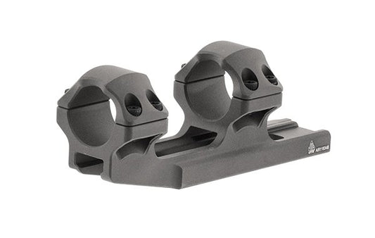 UTG ACCU-SYNC 1" Medium Profile 34mm Offset Picatinny Rings - Gun Metal