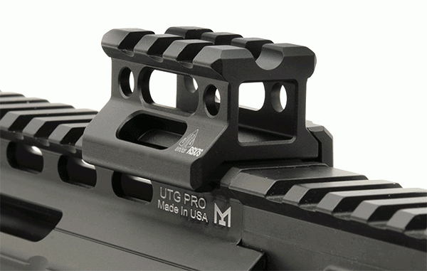 UTG Super Slim Picatinny Riser Mount 3 Slots H.0.75"