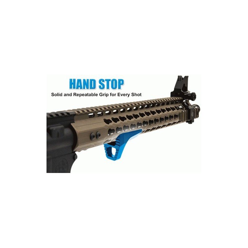 UTG Super Slim Keymod Hand Stop/ Barricade Rest Kit - Black