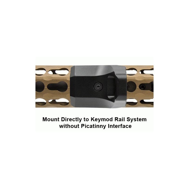 UTG Super Slim Keymod Hand Stop/ Barricade Rest Kit - Black