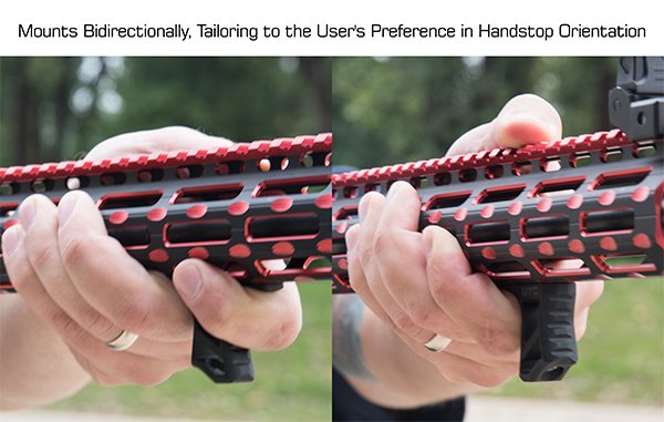 UTG M-LOK Ultra Slim Handstop - Black
