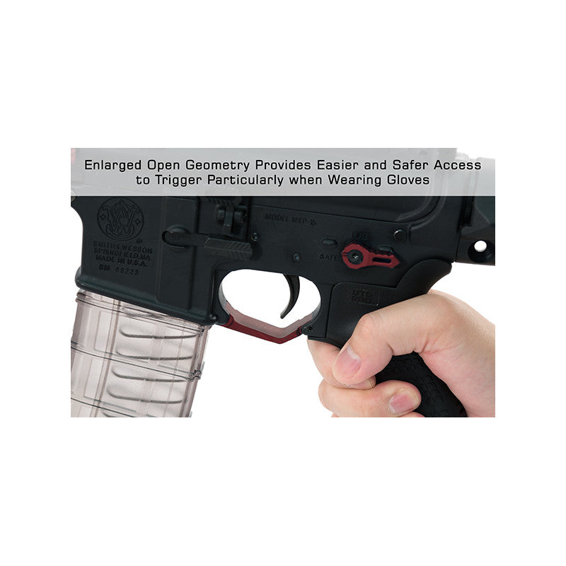 UTG AR15 Oversized Trigger Guard - Red