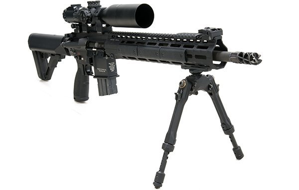 Bipiede UTG PRO TBNR 7-9 pollici con attacco M-LOK, vista 7