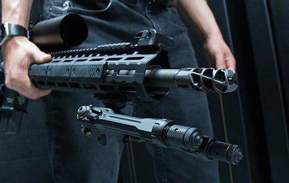 Bipiede UTG PRO TBNR 7-9 pollici con attacco M-LOK, vista 8