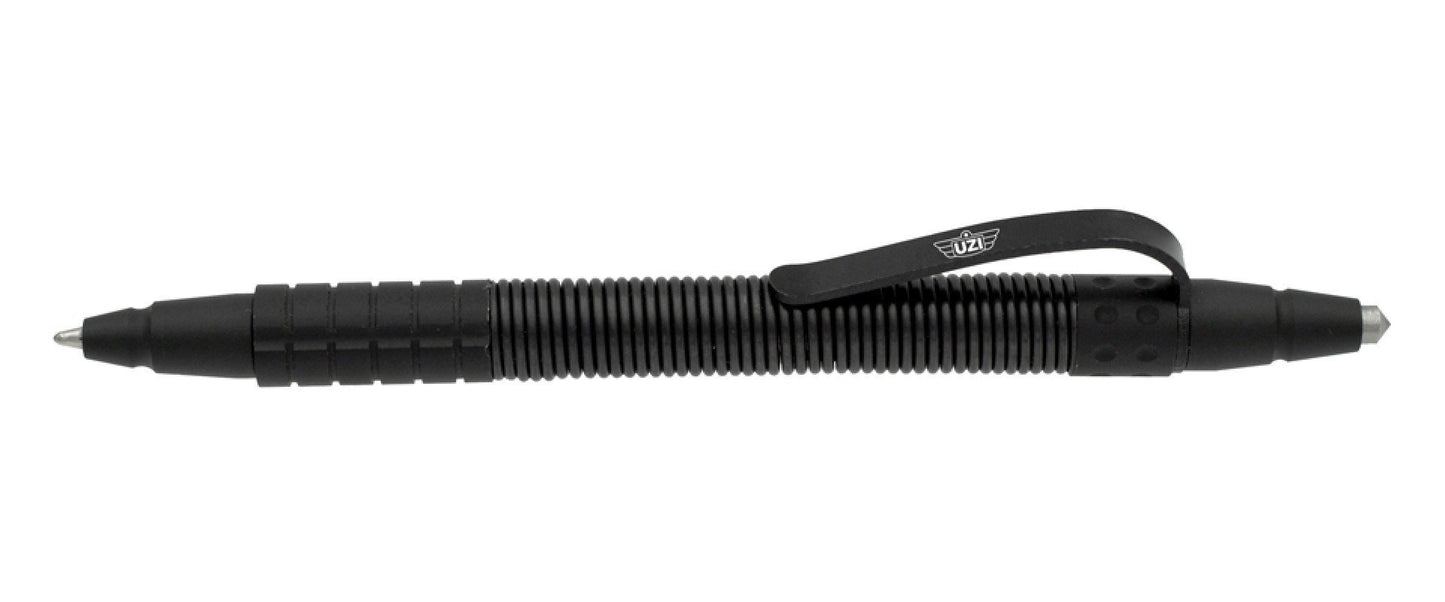 UZI Spring Loaded Glassbreaker Pen - Black