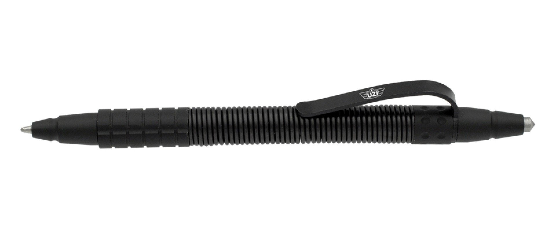 UZI Spring Loaded Glassbreaker Pen - Black