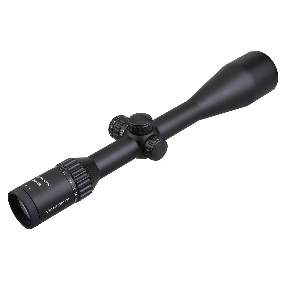 Vector Optics Continental Riflescope 30mm Tube 5-30x56mm SFP Mil Dot Reticle