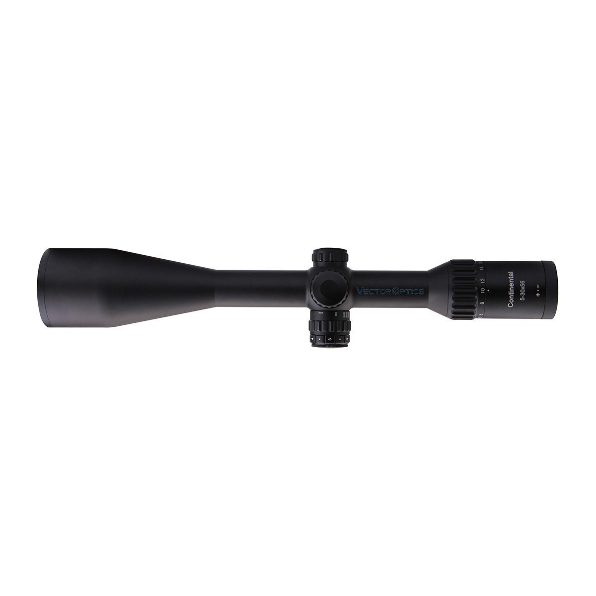 Vector Optics Continental Riflescope 30mm Tube 5-30x56mm SFP Mil Dot Reticle