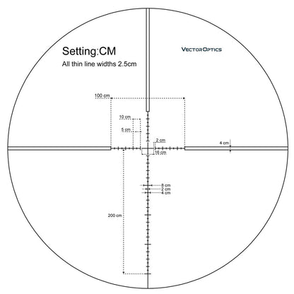 Vector Optics Veyron 3-12x44FFP Riflescope MPR-4 Reticle