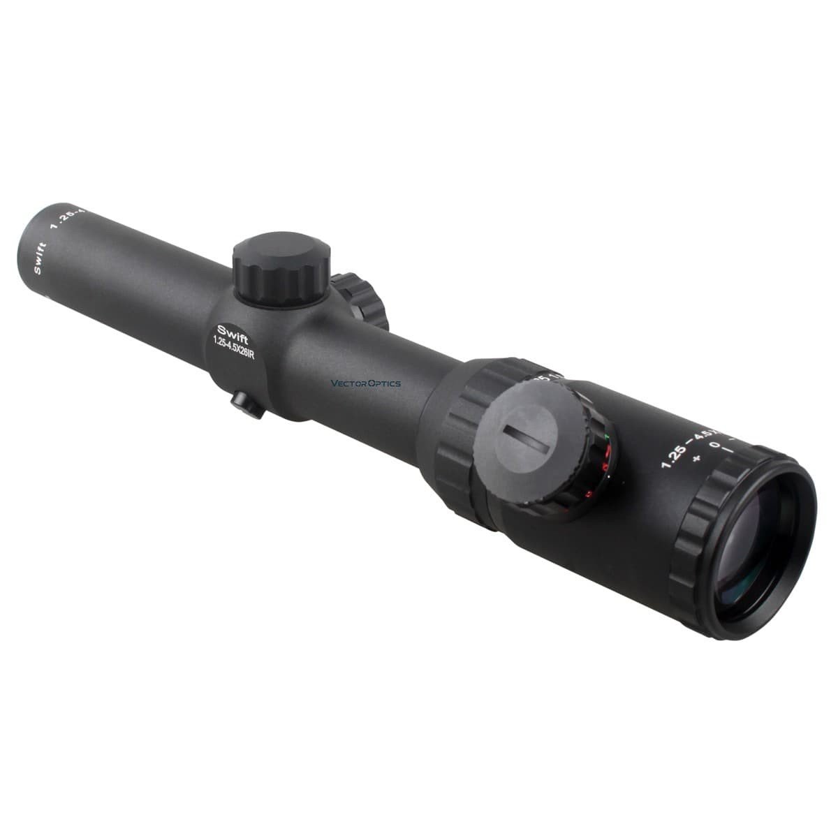 Vector Optics Swift 1.25-4.5x26SFP IR Riflescope R12 Reticle