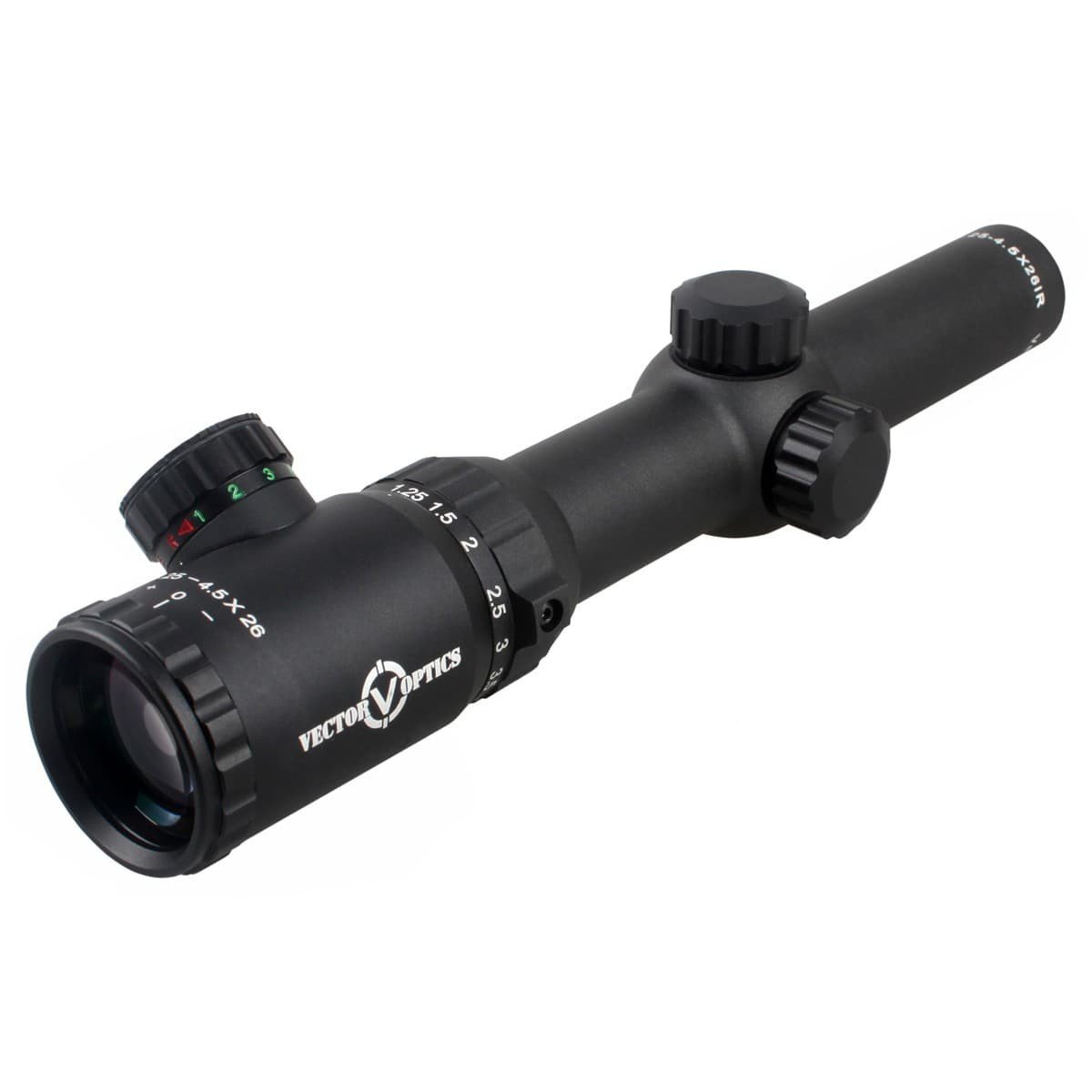 Vector Optics Swift 1.25-4.5x26SFP IR Riflescope R12 Reticle