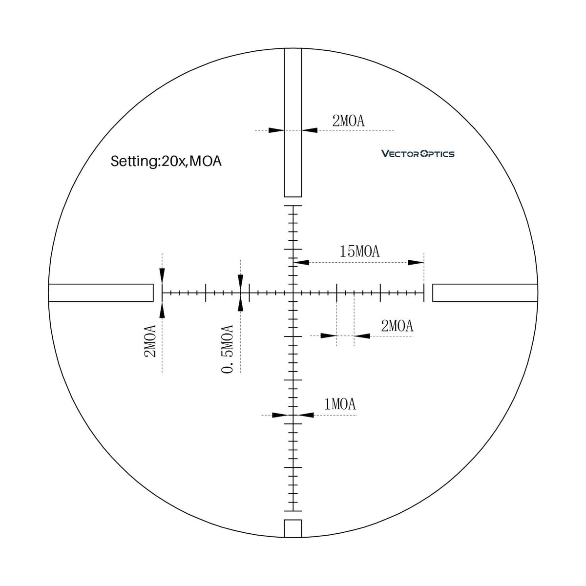 Vector Optics Sentinel 10-40x50SFP E-SF Riflescope MPR-3 Reticle