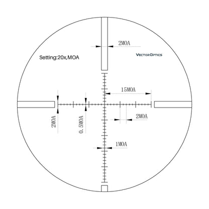 Vector Optics Sentinel 10-40x50SFP E-SF Riflescope MPR-3 Reticle