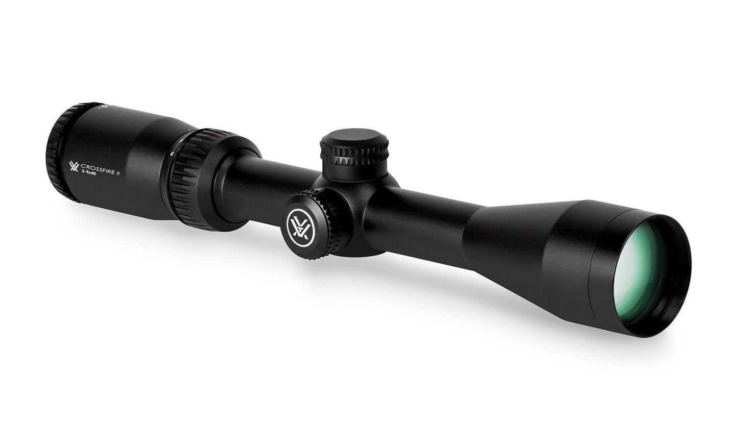 Vortex CROSSFIRE II 3-9X40 1" Tube Dead-Hold BDC MOA Reticle 
