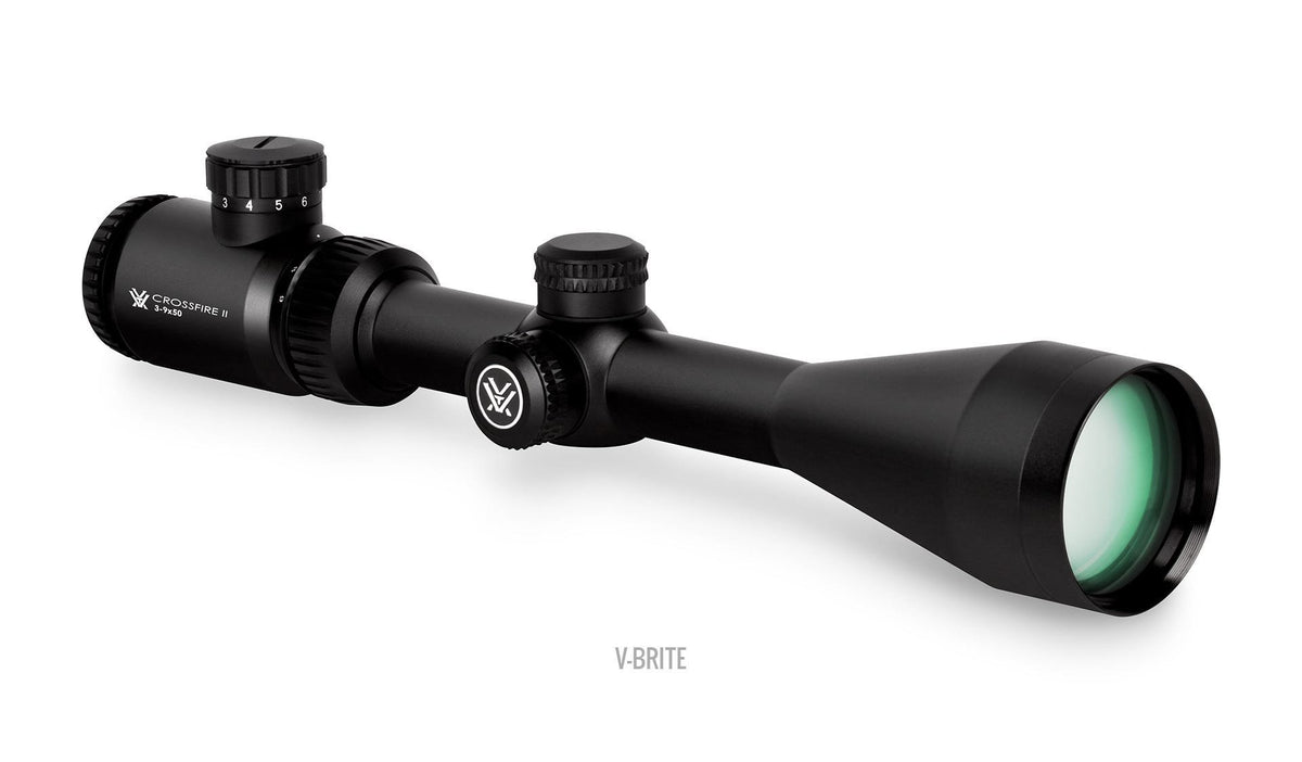 Vortex CROSSFIRE II 3-9X50 1" Tube Dead-Hold BDC MOA Reticle 