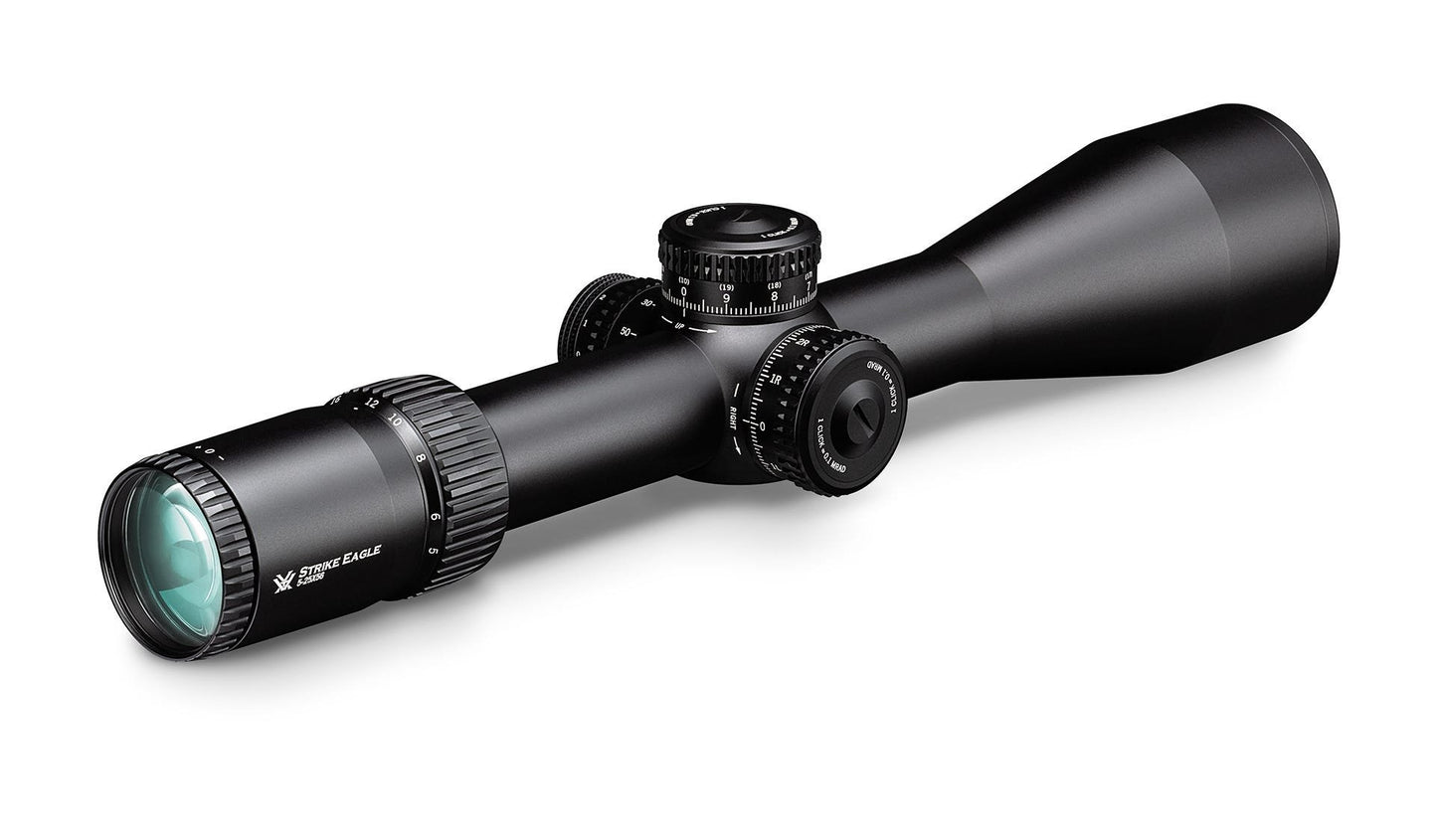 Vortex Strike Eagle Rifle Scope 34mm Tube 5-25X56 FFP EBR-7C (MRAD) Reticle
