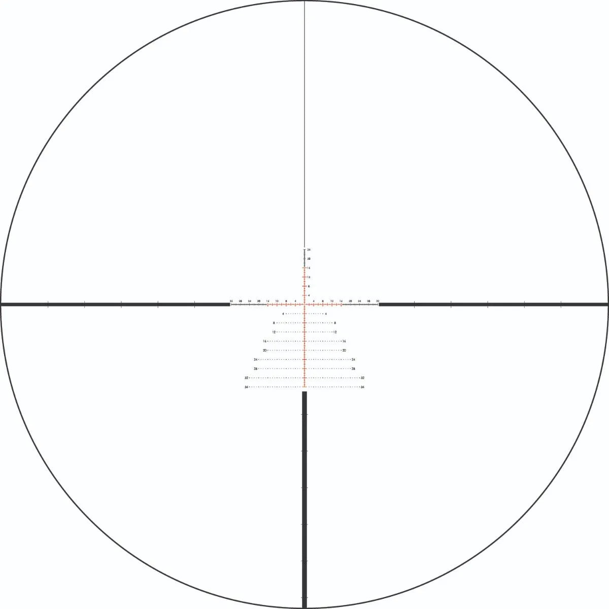 Vortex Razor HD LHT Rifle Scope 30mm Tube 4.5-22X50 FFP Illuminated XLR-2 MRAD Reticle