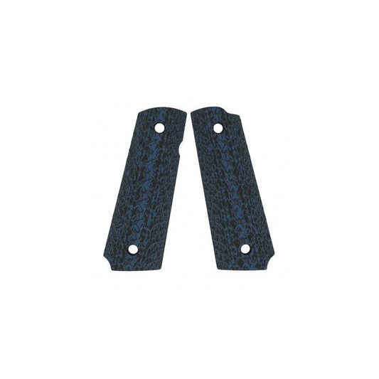 Cachas VZ Grips VZ Stipple de G10 para 1911 full size - Blue Black