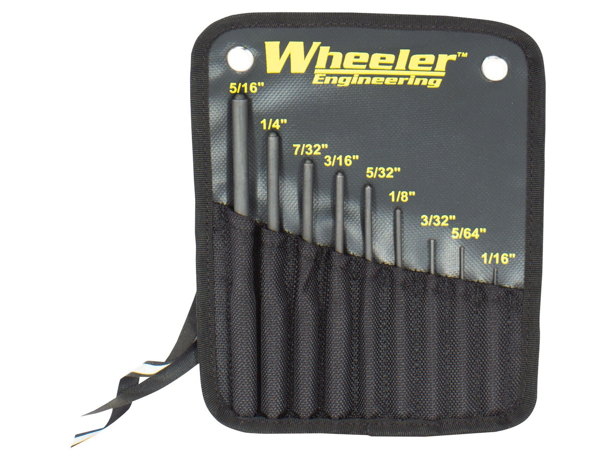 Wheeler Engineering Roll Pin Punch Set Steel