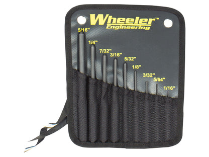 Wheeler Engineering Roll Pin Punch Set Steel