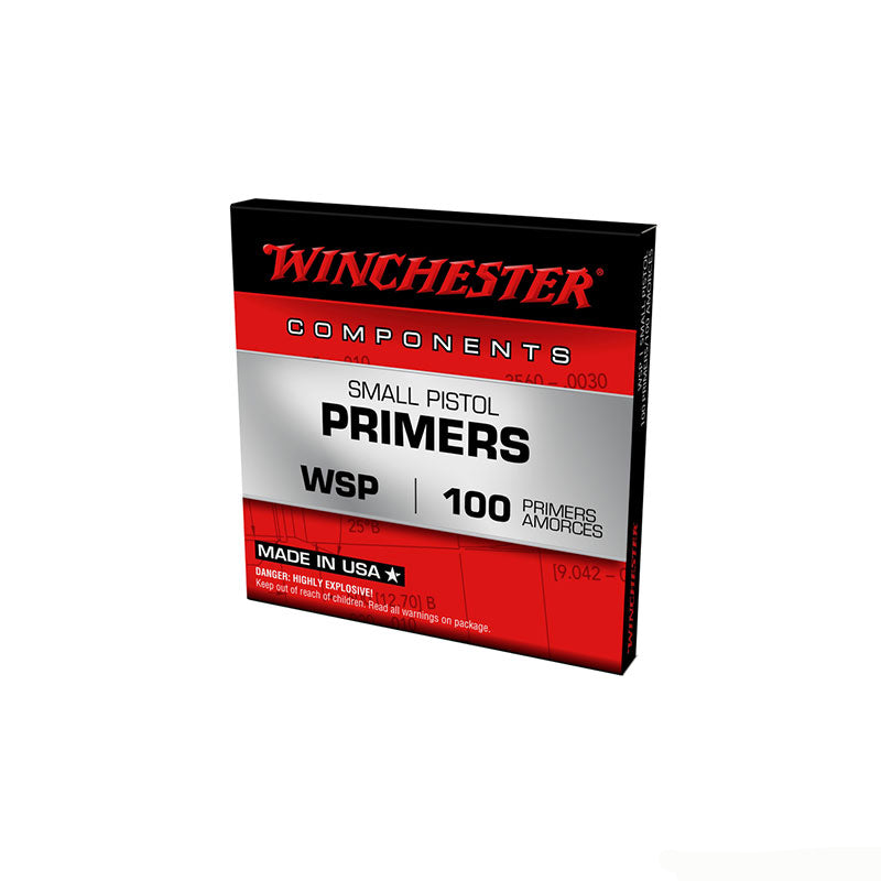 Winchester Small Pistol Primers Regular 100pcs