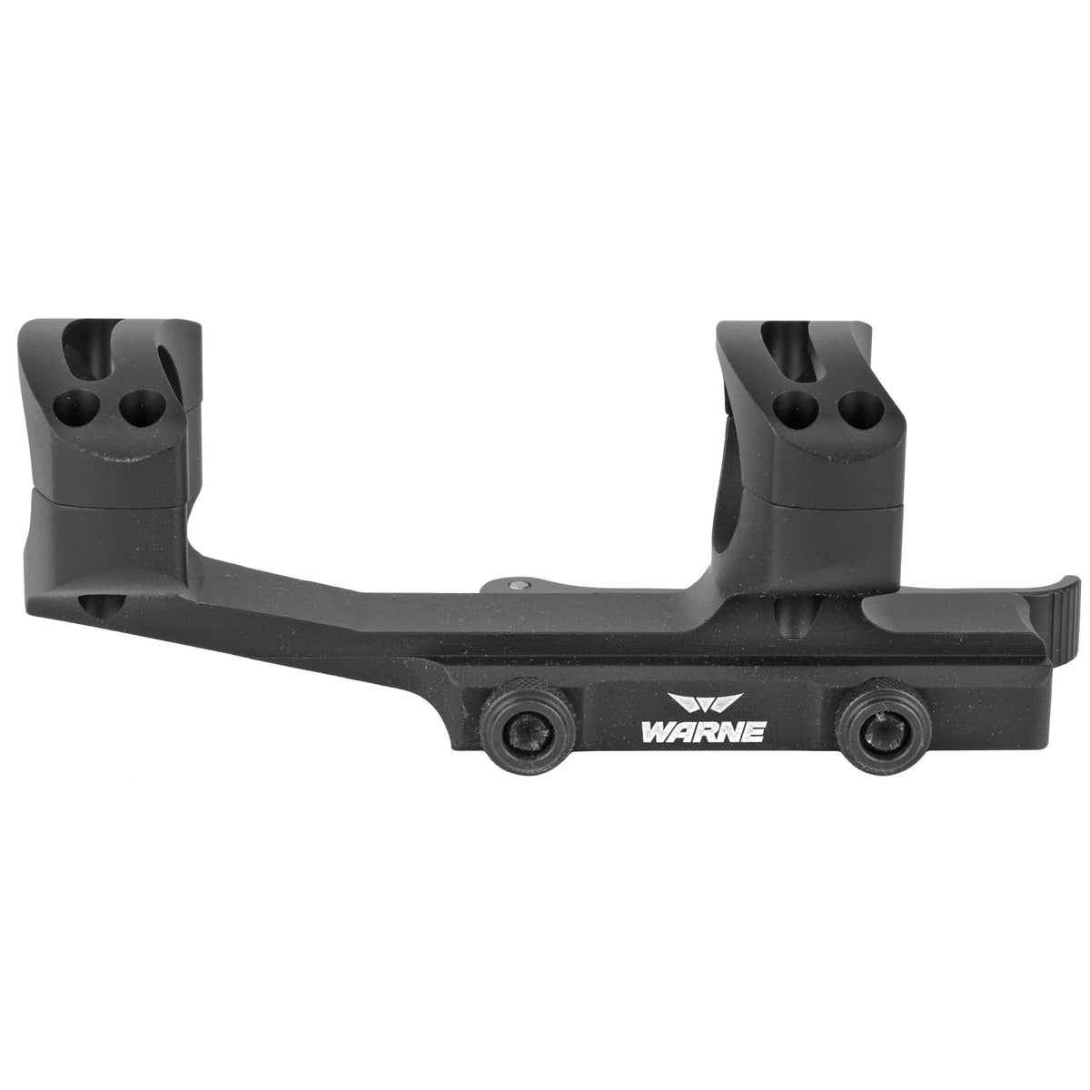Warne Scope Mounts QD Cantilever Mount 30mm Fits AR Rifles - Black - ITA