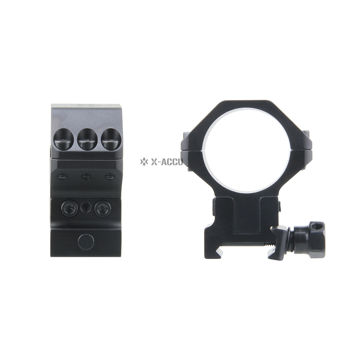 Vector Optics - X-ACCU 30mm Adjustable Elevation Picatinny Rings