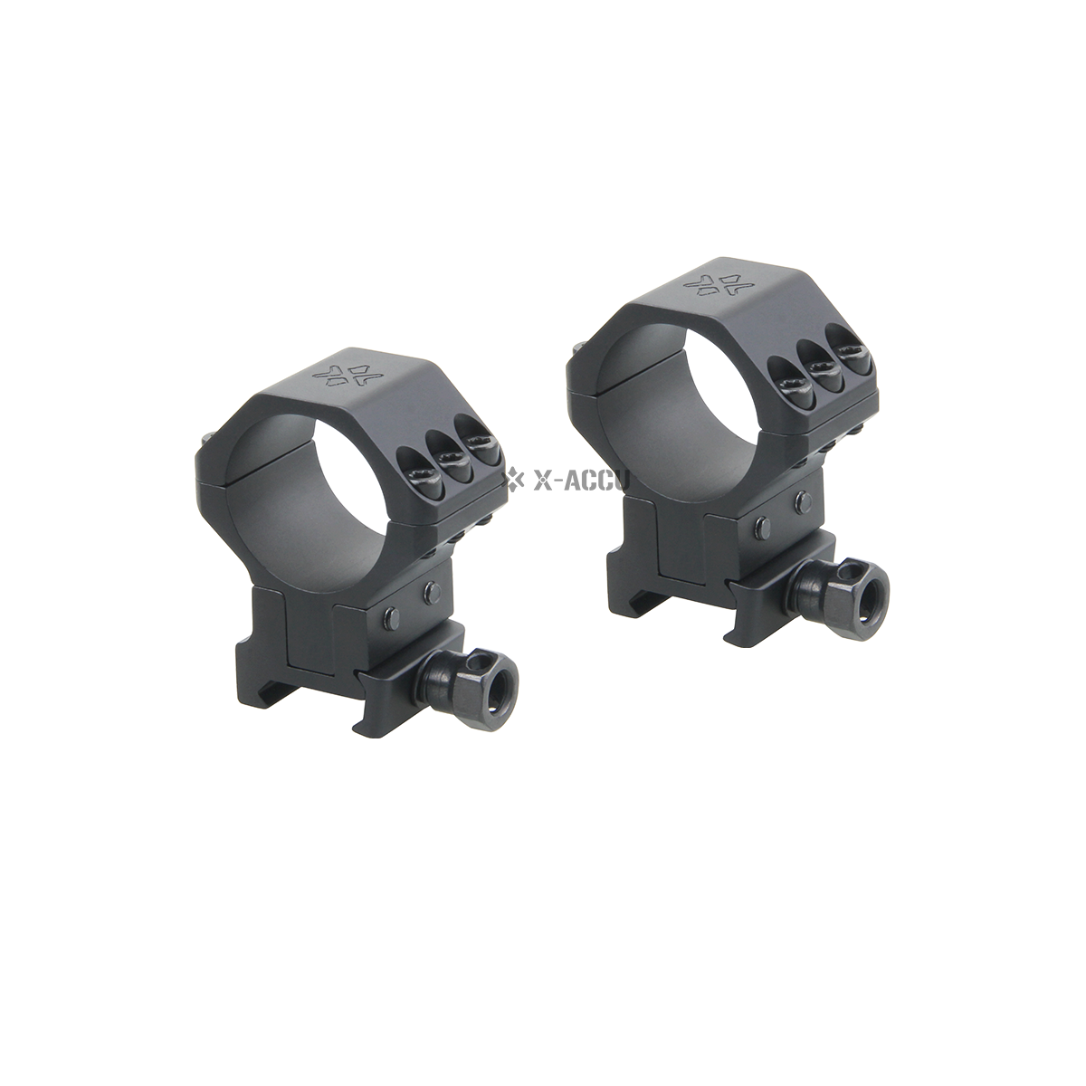 Vector Optics - X-ACCU 30mm Adjustable Elevation Picatinny Rings
