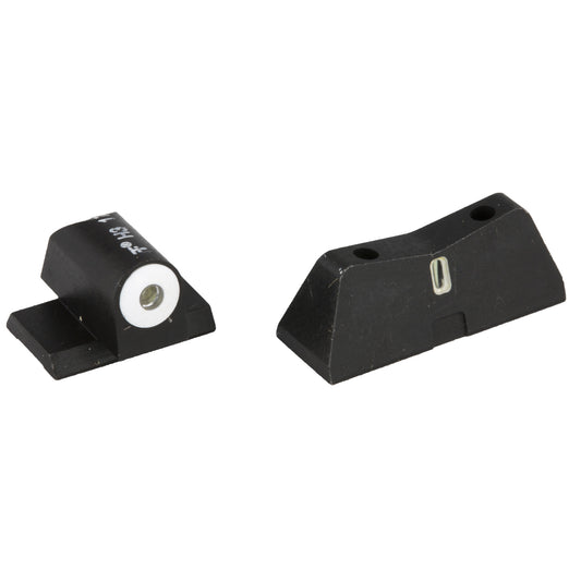 XS Sights CANIK TP9SF DXT Big Dot Tritium Front White Stripe Express Rear Green with White Outline