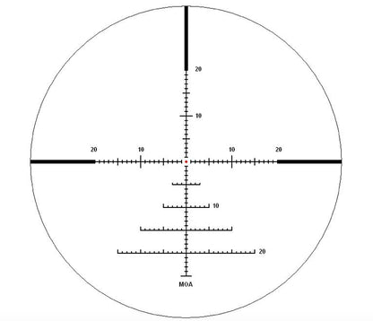 IOR Valdada 5.8-40x56 40mm Tube Crusader Tactical FFP MOA Xtreme X1 ILL. Reticle