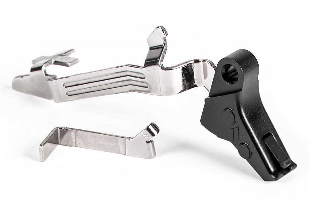 ZEV Technologies PRO Flat Face kit grilletto con barra per Glock Gen5 nero e rosso