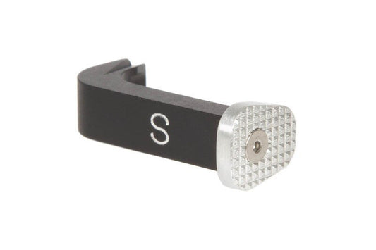 Zev Technologies Extended Mag Release for 1st-3rd Gen Small Frame Glocks - Silver