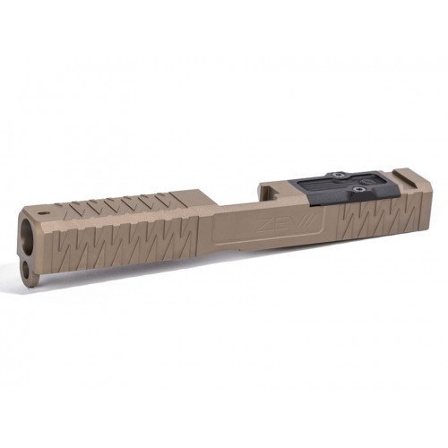 ZEV Technologies Socom Stripped Slide With RMR Plate, Glock 17 Gen 4, Fde